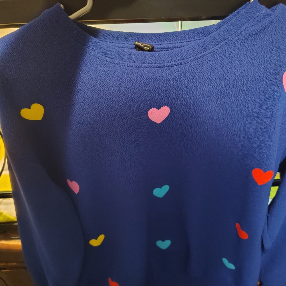 SHEIN Blue Knit Top